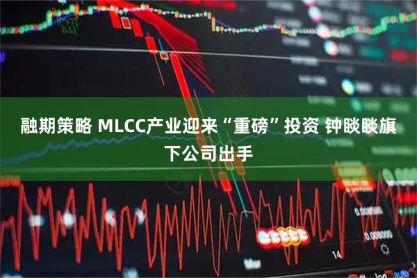 融期策略 MLCC产业迎来“重磅”投资 钟睒睒旗下公司出手